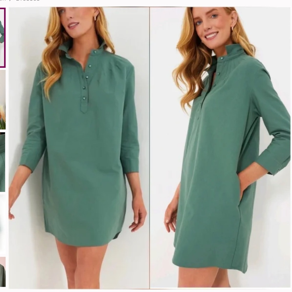 Pomander Place Small S green Polly dress